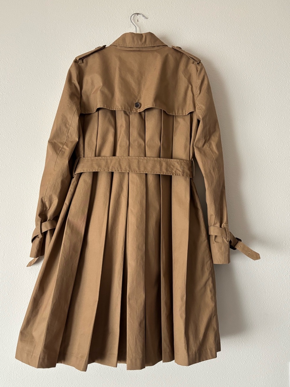J. Crew Iconic Classic Tan Trench Coat Belted Double-Breasted Fall Jacket Size 6 - Picture 4 of 8
